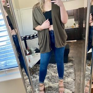 Dark Green Cardigan 🍃